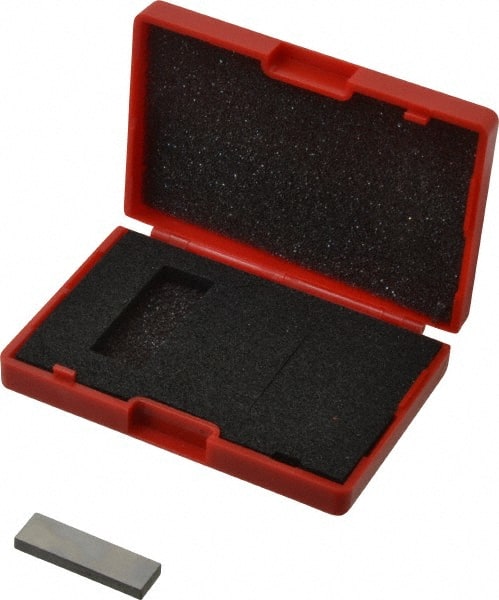 Value Collection - 0.122" Rectangular Steel Gage Block - Accuracy Grade AS-1, Includes NIST Traceability Certification - Exact Tooling