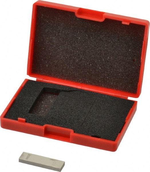 Value Collection - 0.123" Rectangular Steel Gage Block - Accuracy Grade AS-1, Includes NIST Traceability Certification - Exact Tooling