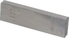 Value Collection - 0.127" Rectangular Steel Gage Block - Accuracy Grade AS-1, Includes NIST Traceability Certification - Exact Tooling