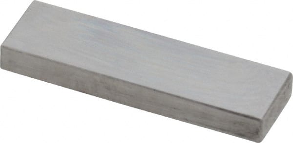 Value Collection - 0.132" Rectangular Steel Gage Block - Accuracy Grade AS-1, Includes NIST Traceability Certification - Exact Tooling