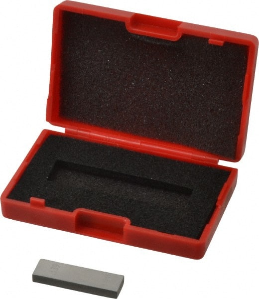 Value Collection - 0.139" Rectangular Steel Gage Block - Accuracy Grade AS-1, Includes NIST Traceability Certification - Exact Tooling