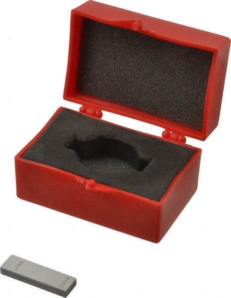 Value Collection - 0.148" Rectangular Steel Gage Block - Accuracy Grade AS-1, Includes NIST Traceability Certification - Exact Tooling