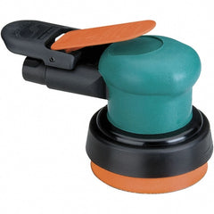 Dynabrade - 12,000 OPM, 14 CFM Air Consumption, Palm Air Orbital Sander - Round Pad, 1/4 NPT Inlet - Exact Tooling