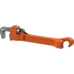 Petol - Pipe Wrenches; Type: Pipe Wrench ; Maximum Pipe Capacity (Inch): 1 ; Overall Length (Inch): 10 ; Material: Steel - Exact Tooling