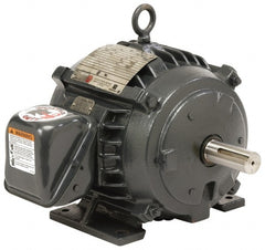 US Motors - 75 hp, TEFC Enclosure, No Thermal Protection, 1,785 RPM, 575 Volt, 60 Hz, Three Phase Energy Efficient Motor - Size 365 Frame, Rigid Mount, 1 Speed, Ball Bearings, 68 Full Load Amps, F Class Insulation, Reversible - Exact Tooling