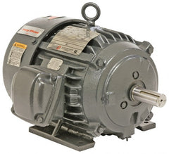 US Motors - 75 hp, TEFC Enclosure, No Thermal Protection, 3,565 RPM, 230/460 Volt, 60 Hz, Three Phase Energy Efficient Motor - Size 365 Frame, Rigid Mount, 1 Speed, Ball Bearings, 167/84 Full Load Amps, F Class Insulation, Reversible - Exact Tooling