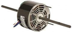 US Motors - 1/10 hp, OPAO Enclosure, Auto Thermal Protection, 1,050 RPM, 115 Volt, 60 Hz, Industrial Electric AC/DC Motor - Size 42 Frame, Cradle Mount, 4 Speed, Sleeve Bearings, 4.8 Full Load Amps, B Class Insulation, CCW Lead End - Exact Tooling