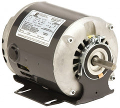 US Motors - 1/3 hp, ODP Enclosure, Auto Thermal Protection, 1,725 RPM, 115 Volt, 60 Hz, Industrial Electric AC/DC Motor - Size 56 Frame, Resilient Mount, 1 Speed, Sleeve Bearings, A Class Insulation, CW Drive End Rev - Exact Tooling