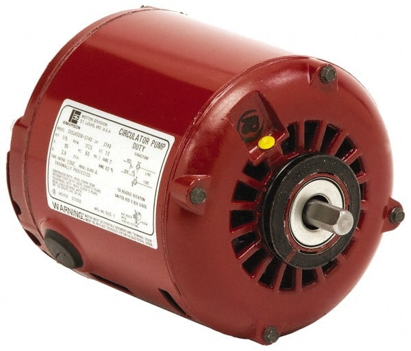 US Motors - 1/2 hp, ODP Enclosure, Auto Thermal Protection, 1,725 RPM, 115/208-230 Volt, 60 Hz, Industrial Electric AC/DC Motor - Size 56 Frame, Bracket Mount, 1 Speed, SAB/Sleeve Bearings, 5.7/2.9-3.0 Full Load Amps, B Class Insulation, Reversible - Exact Tooling