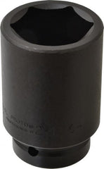 Proto - 1" Drive 2-1/16" Deep Impact Socket - 6 Points, 4-1/4" OAL - Exact Tooling