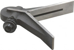 Starrett - 6 Inch Long Blade, Center Head - Black Wrinkle, Coated Cast Iron - Exact Tooling