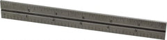 Starrett - 6 Inch Long Blade, 4R Graduation Combination Square Blade - Steel, 1/64, 1/32 1/16 and 1/8 Inch Graduation - Exact Tooling