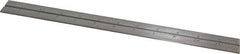 Starrett - 12 Inch Long Blade, 16R Graduation Combination Square Blade - Steel, 1/100, 1/64, 1/50 and 1/32 Inch Graduation - Exact Tooling