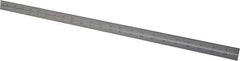 Starrett - 24 Inch Long Blade, 16R Graduation Combination Square Blade - Satin Chrome Finish, Steel, 1/100, 1/64, 1/50 and 1/32 Inch Graduation - Exact Tooling