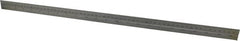 Starrett - 24 Inch Long Blade, 600mm Long Blade, English and Metric Graduation Combination Square Blade - Satin Chrome Finish, Steel, 1/64 and 1/32 Inch Graduation, 0.5 and 1mm Graduation - Exact Tooling