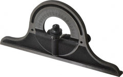 Starrett - 12 to 24 Inch Long Blade, Combination Square Protractor Head - Black Wrinkle, Chrome on Turret Coated, Cast Iron - Exact Tooling