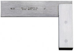 Starrett - 24" Blade Length, 12-5/16" Base Length Steel Square - 0.0025mm Accuracy - Exact Tooling