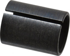 Starrett - 12.7mm Length, 8mm Inside Diameter and 9.5mm Outside Diameter, Drop Indicator Split Bushing - For Use with 80 Dial Indicators - Exact Tooling