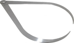 Starrett - 18 Inch Leg, Firm Joint, Steel, Polished, Outside Caliper - 24 Inch Max Measurement, 600mm Max Measurement, Flat Leg - Exact Tooling