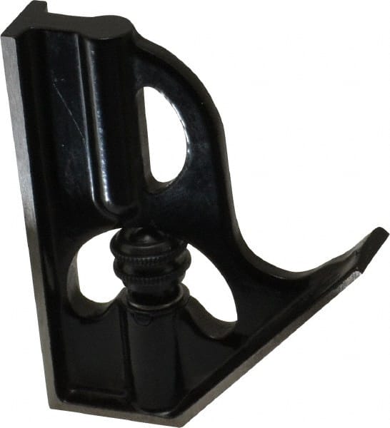 Starrett - 4 Inch Long Blade, Square Head - Smooth Black Enamel, Coated Forged and Hardened Steel - Exact Tooling