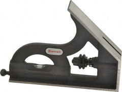 Starrett - 12, 18, 24 Inch Long Blade, Square Head - Smooth Black Enamel, Coated Forged and Hardened Steel - Exact Tooling