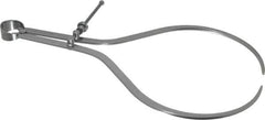 Starrett - 12 Inch Leg, Spring Joint, Steel, Polished, Outside Caliper - 12 Inch Max Measurement, 300mm Max Measurement, Flat Leg with Quick Nut Adjustment - Exact Tooling