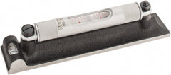 Starrett - 6" Long, 0.0050 & 0.0500" Graduation Sensitivity per 10", 2 Vials, Machinists' Level - Cast Iron, 1-3/32" Wide - Exact Tooling
