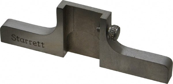 Starrett - Satin Chrome Stainless Steel Caliper Depth Attachment - 1 Piece, For Use with 6", 9" & 150mm 120/120M Series Dial Calipers - Exact Tooling
