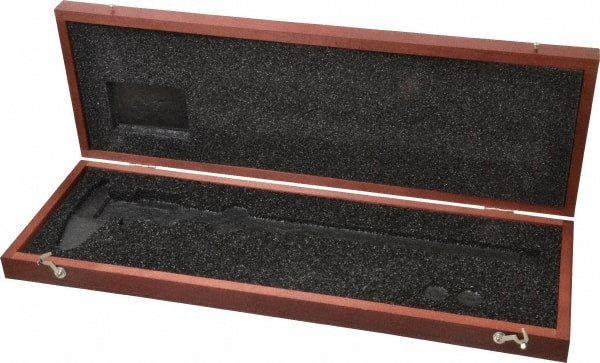 Starrett - 12" OAL, Wood Caliper Case - 1 Piece, For Use with 798 Series 0-12" (300 mm) Electronic Calipers - Exact Tooling