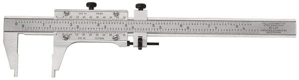 Starrett - 0 to 36" Steel Vernier Caliper - 0.0010" Graduation, 3" Jaw Depth, 0.0005" Accuracy - Exact Tooling