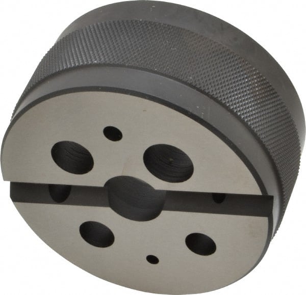 Starrett - 1 Piece Vise Bench Block - Steel, 1/8 - 5/8 Tapped Hole, 3" Wide, 1-1/2" High - Exact Tooling