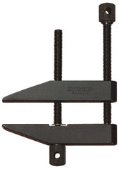 Starrett - 3/4" Max Capacity, 1-5/8" Jaw Length, Parallel Clamp - Hardened Steel, 21/32" Reach - Exact Tooling