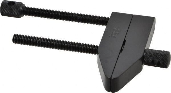 Starrett - 2-1/4" Max Capacity, 3" Jaw Length, Parallel Clamp - Hardened Steel, 1-7/32" Reach - Exact Tooling