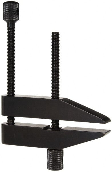 Starrett - 2-3/4" Max Capacity, 4" Jaw Length, Parallel Clamp - Hardened Steel, 1-25/32" Reach - Exact Tooling