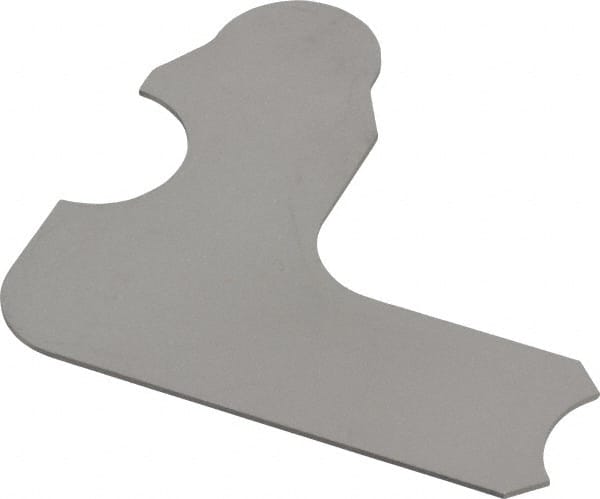Starrett - 3/8 Inch Radius Gage - Satin Chrome Finish, Stainless Steel - Exact Tooling