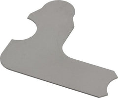 Starrett - 3/8 Inch Radius Gage - Satin Chrome Finish, Stainless Steel - Exact Tooling