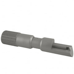 Starrett - 0 to 0.375 Inch Measurement Range, 0.001 Inch Graduation, Satin Coated Stainless Steel, Mechanical Can Seam Micrometer - Flat Spindle - Exact Tooling