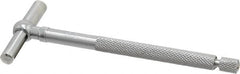 Starrett - 3/4 to 1-1/4 Inch, 2-3/8 Inch Overall Length, Telescoping Gage - 2-3/8 Inch Long Handle, Chrome Plated - Exact Tooling