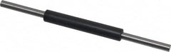 Starrett - 6 Inch Long, Accuracy Up to 0.0001 Inch, Spherical End Micrometer Calibration Standard - Use with Micrometers, Includes Heat Insulating Handle - Exact Tooling