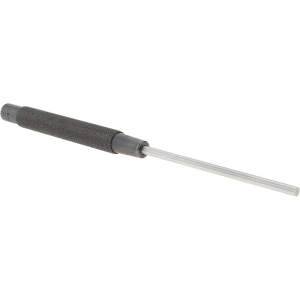 Starrett - 3/16" Pin Punch - 8" OAL, Steel - Exact Tooling