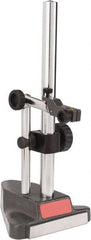 Starrett - Rectangular Base, Indicator Transfer Stand - 15-41/64" High, 5-3/4" Base Length x 3-1/2" Base Width x 1-5/8" Base Height, Includes Holder - Exact Tooling