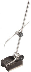 Starrett - 2 Spindle, 9 and 12 Inch Spindle Length, Surface Gage - 2-9/16 Inch Long x 2-3/8 Inch Wide Base, Hardened Steel - Exact Tooling