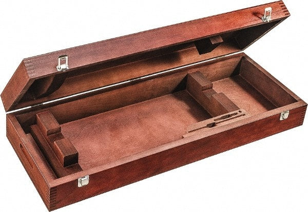 Starrett - Wood, Height Gage Wood Case - For Use with 24 Inch Gages - Exact Tooling