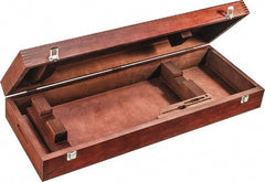 Starrett - Wood, Height Gage Wood Case - For Use with 24 Inch Gages - Exact Tooling
