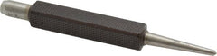 Starrett - 3/32" Center Punch - 3-3/4" OAL, Steel - Exact Tooling