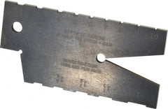 Starrett - Steel Acme Thread Screw Checker - 1 Leaf, 29° (Included Angle) Thread Angle - Exact Tooling