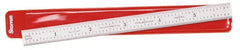 TESA Brown & Sharpe - 150mm Long, 0.5, 1mm Graduation, Flexible Steel Rule - Metric Graduation Style, 1/2" Wide, Silver, Satin Chrome Finish - Exact Tooling
