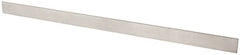 Starrett - 48 Inch Long x 2-13/32 Inch Wide x 7/32 Inch Thick, Square Edge Straightedge - 0.0004 Inch Edge Flatness, Steel, 0.0002 Inch Parallelism - Exact Tooling