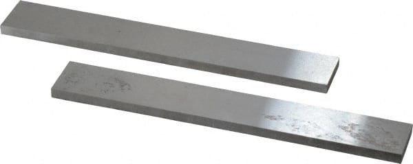 Starrett - 6" Long x 7/8" High x 3/16" Thick, Tool Steel Four Face Parallel - Sold as Matched Pair - Exact Tooling
