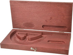 Starrett - Micrometer Case - 5" Max Measurement, Use with 216 & 216M Series Digital Micrometers - Exact Tooling